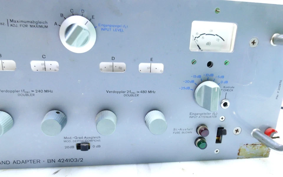 Rohde & Schwarz BN424103/2 Side-Band Adapter  RF Testgerät  Broadcast Lab I689 - Bild 4 von 4