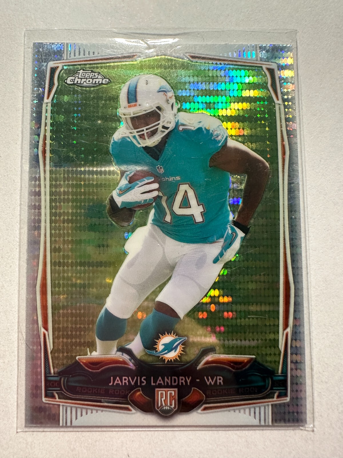 K49,745 - 2014 Topps Chrome Pulsar Refractors #177 Jarvis Landry