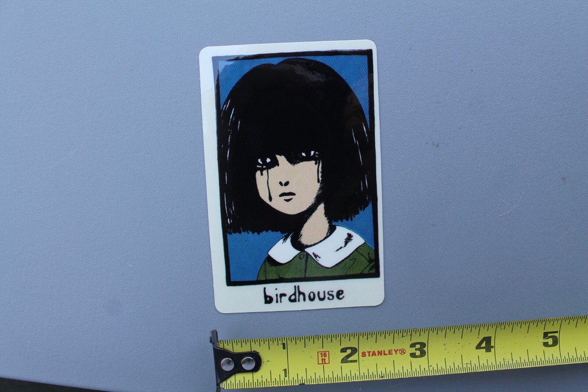BIRDHOUSE Skateboards Goth Sad Girl Anime 90's GB1 Vintage
