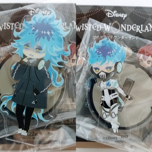 Disney Twisted Wonderland Acrylic Stand RIDDLE CATER LEONA RUGGIE AZUL VIL KALIM - Picture 17 of 26