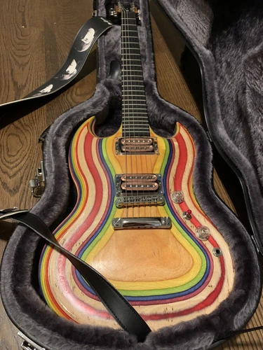 RARE! Gibson SG Zoot Suit Rainbow Electric Guitar