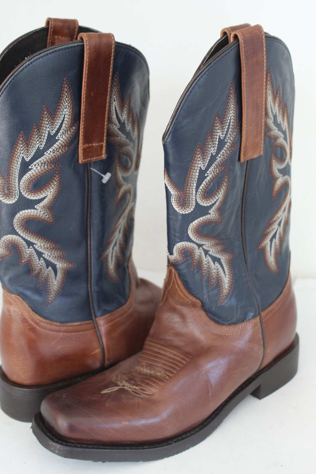 Masterson Boot Co. Men's RCB4706 W Brown/Blue Leather Boot Size 9 W