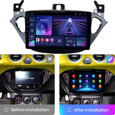9'' Car Multimedia GPS Navi 2din Android Auto Radio for Opel Corsa E video Play