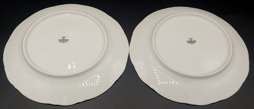 Mitterteich Bavaria Germany Floral Salad Plates 7.5" Gold Trim Set of 2 - Picture 4 of 8