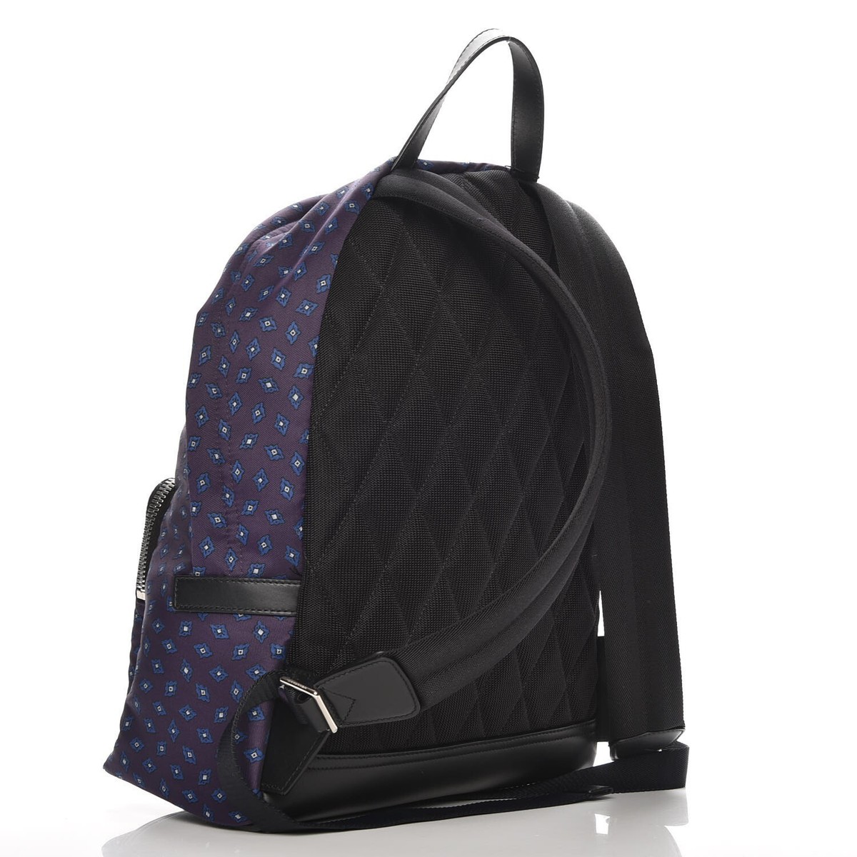 Genuine Burberry Nylon Tie Print Abbeydale Backpack Deep  display picture 2