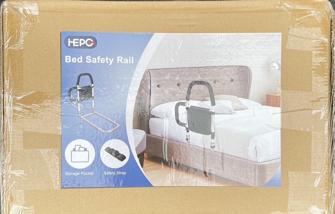 **Brand New** HEPO Bed Safety Rails for Elderly with Double Handles