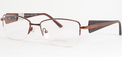 EINAR Classic AV-EC1007-A Brown Einzigartig Selten Brille Rahmen 53-17-140mm