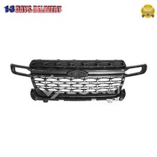 Front Hood Grille Wmattle Black Trim Nz6z8200aa For 2022-2023 Ford Maverick