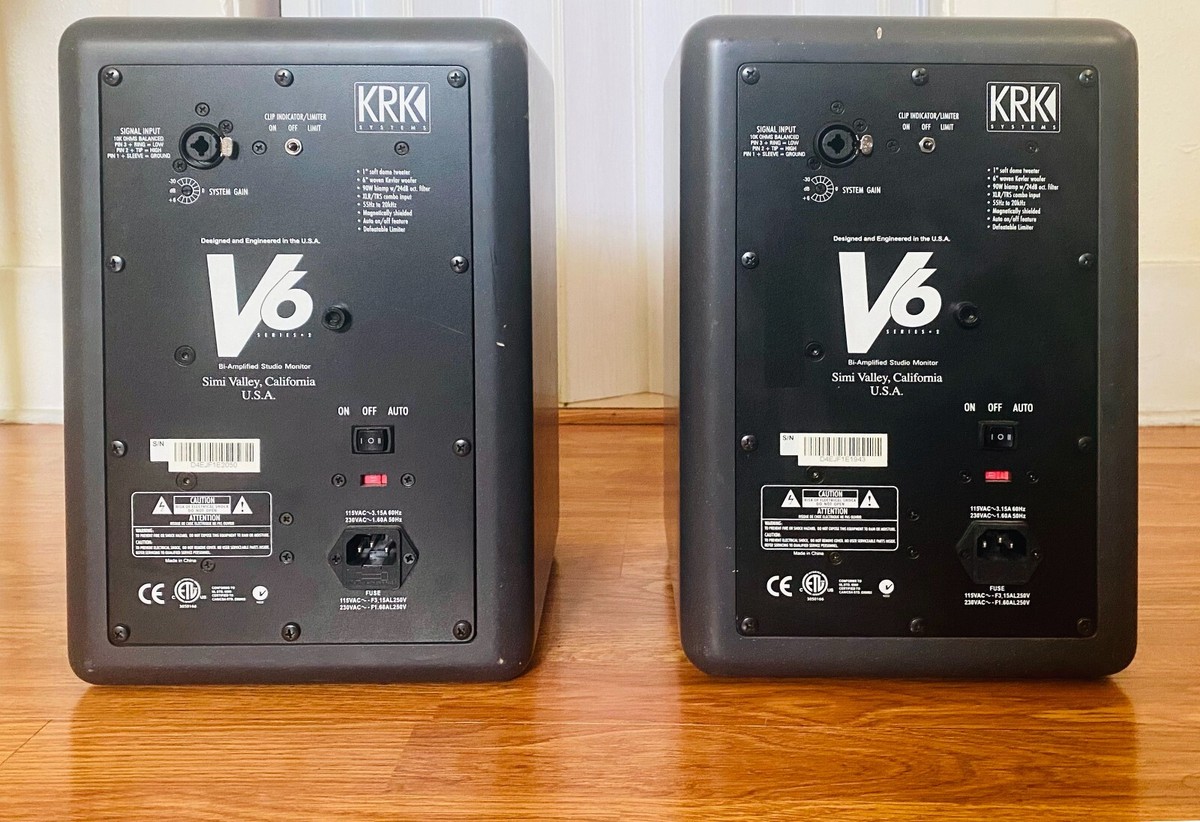 SQUARE ENIX - KRK KRK V6 Series 2 one pair of Powered Nearfield Studio Monitor