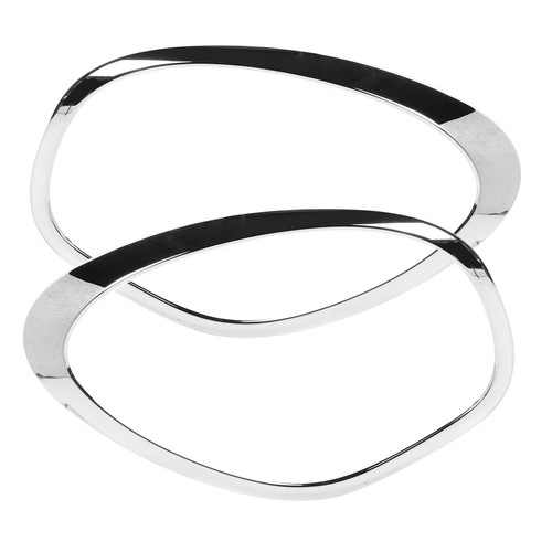 2 Pièces Garniture Anneau De Phare Chrome Pour Mini R60 Countryman - Gauche Droite