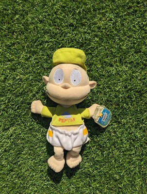 Vintage 1998 Rugrats Tommy Pickles Plüschtier 9 Zoll mit Etikett Mattel Star Beans