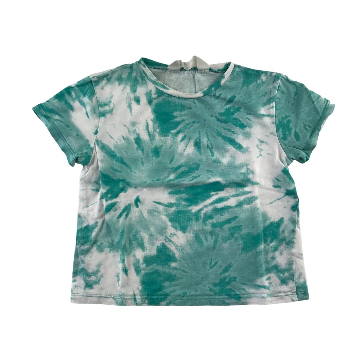mint green tie dye shirt