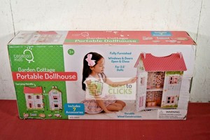 teamson kids hand carry fairy doll house with 7 accessories