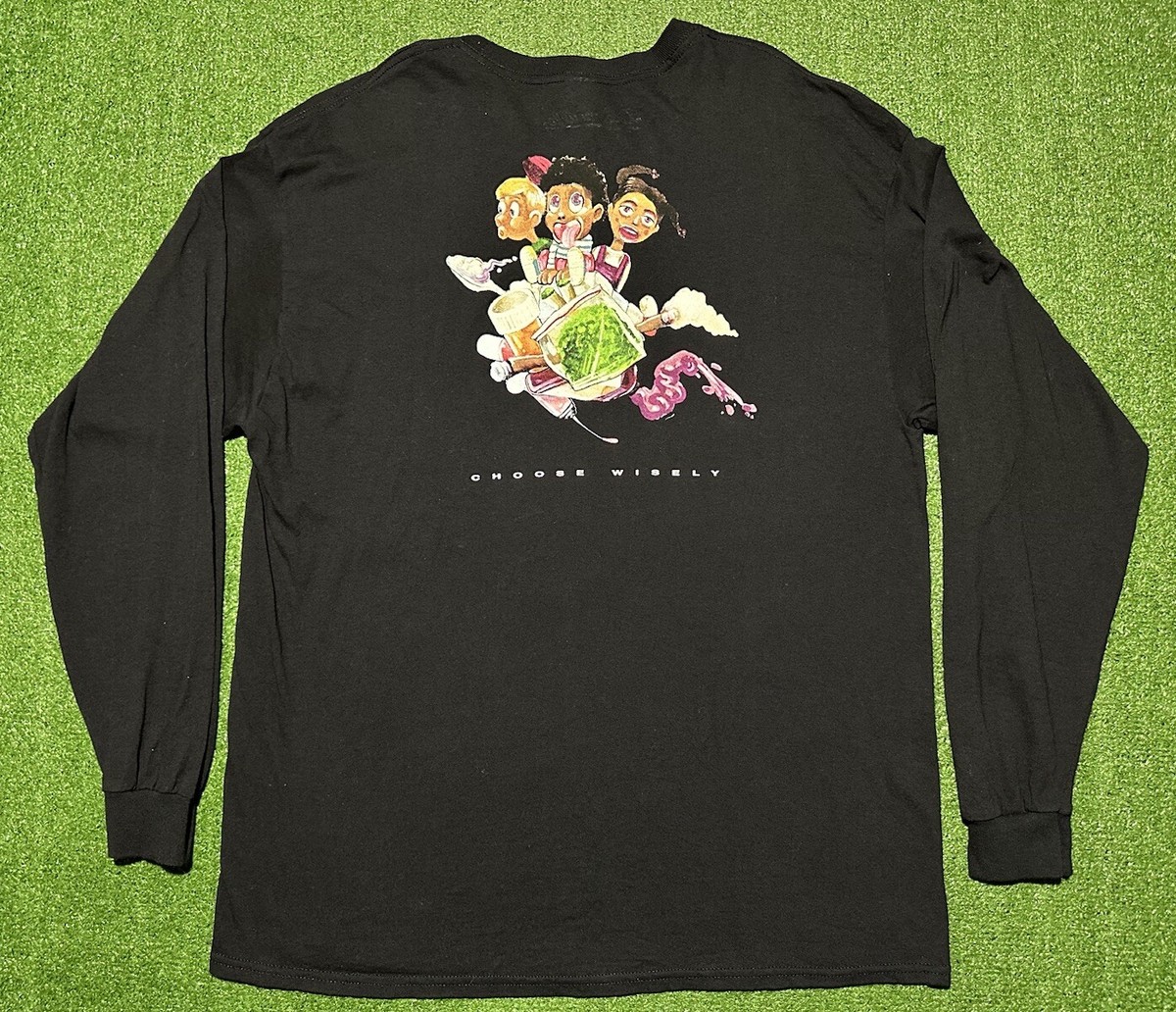 J Cole KOD Tour 2018 Dreamville Black Long Sleeve T Shirt Mens