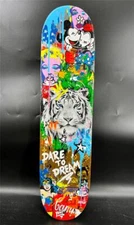 Yuvi Skateboard Original sculpture Marilyn Monroe Disney Wonder Woman Graffiti