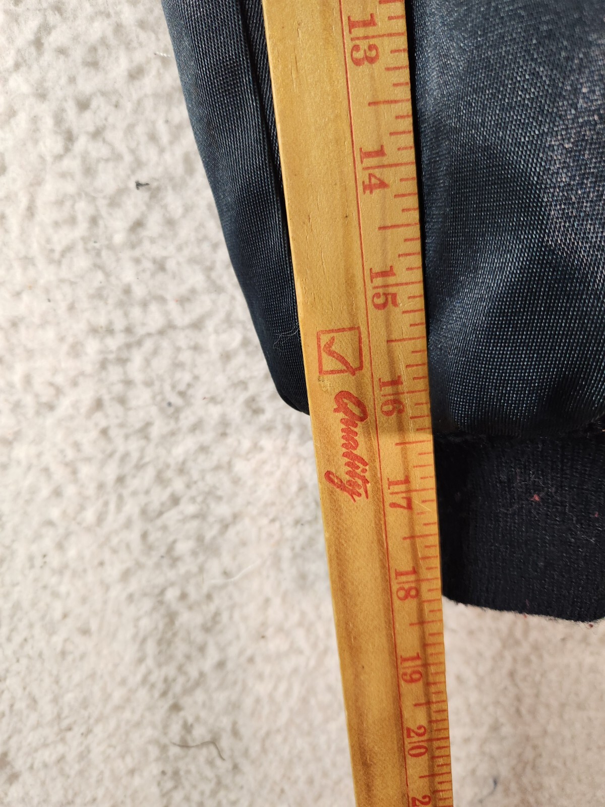 Vtg Flight Jacket Outer Shell Full Zip Quilted Li… - image 6