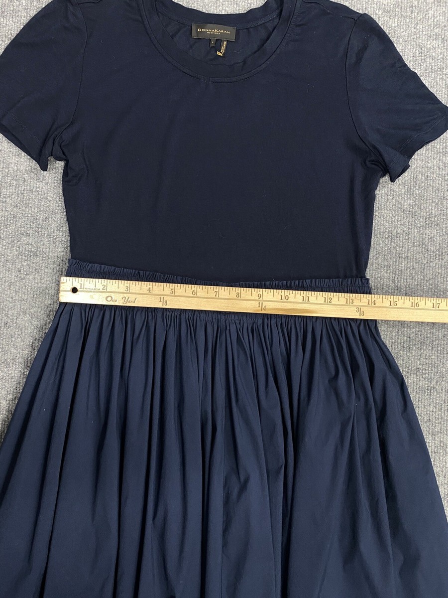 Vintage Donna Karan Dress Navy Blue Y2K Size Small Navy Blue | eBay