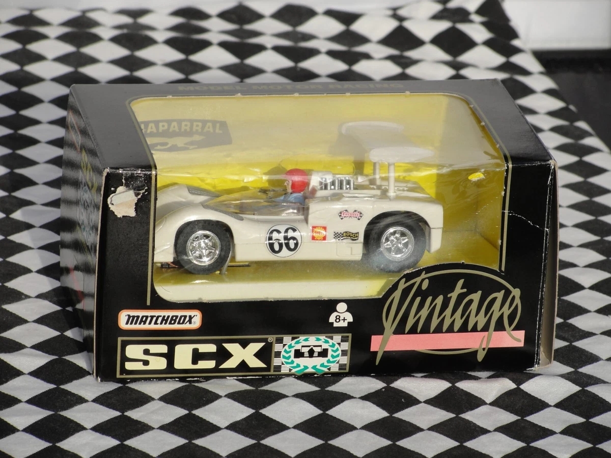 SCX SPANISH VINTAGE CHAPARRAL GT WHITE 66 83390.20 1 32 SLOT NEW OLD STOCK