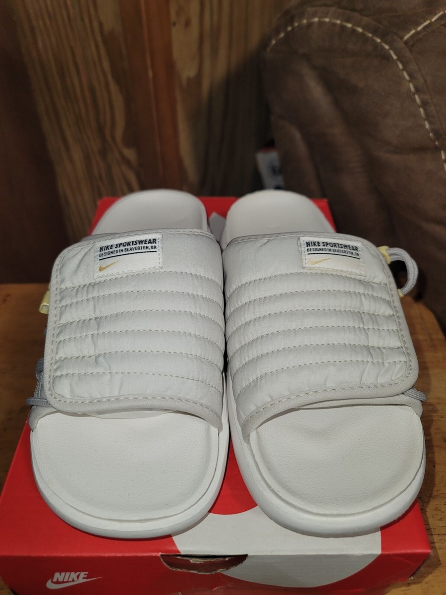 NEW Nike Asuna Slide 2 NA Light Bone Lemon Sandal Shoes