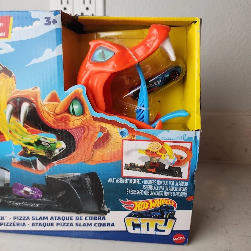 Nuevo Hot Wheels City Pizza Slam Cobra Attack Venemy Let's Race Netflix Mattel Foto 2 de 4