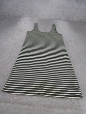 Madewell Mini Dress Womens 2Xs Black Striped Sleeveless Casual