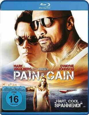 Blu-ray/ Pain & Gain - Mark Wahlberg & Dwayne Johnson !! Wie Nagelneu !!