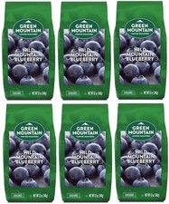 Green Mountain Wild Mountain Blueberry, Ground Coffee, 6 Bags Best By 3/2O26