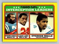 1986 Topps #229 Eugene Daniel/Albert Lewis/Walls LL Colts/Chiefs/Cowboys