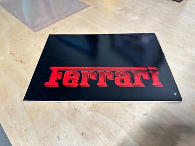 1984 Ferrari Press Pack Sales Brochure 288 GTO Mondial Testarossa French Edition