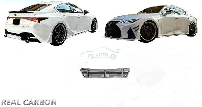 Fits 2021-2024 25 Lexus IS300 IS350 IS500 REAL Carbon Rear Bumper