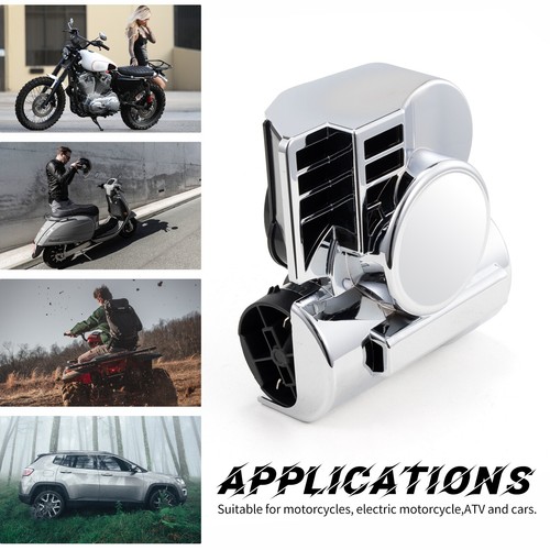 Kit de bocina de aire para motocicleta FARBIN 150DB botón de cable de bocina súper fuerte - Imagen 2 de 7