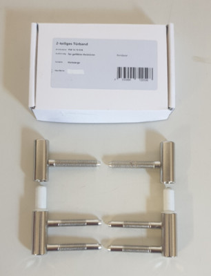 2erSet Griffwerk Türband Rahmenteil 2-teilig V0020  V3400 WF Vernickelt  NEU