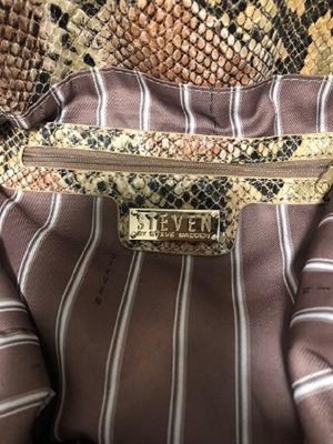 Steve Madden Faux Snakeskin Handbag Tote New without Tags | eBay