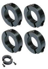 4-Pack 7/8" Bore Double Split Shaft Locking Collar Black Oxide Finish