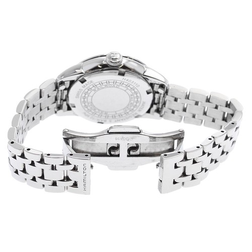 HAMILTON Rail road H403110 12P diamond Silver Dial Quartz Ladies Watch_887431 - Picture 4 of 7