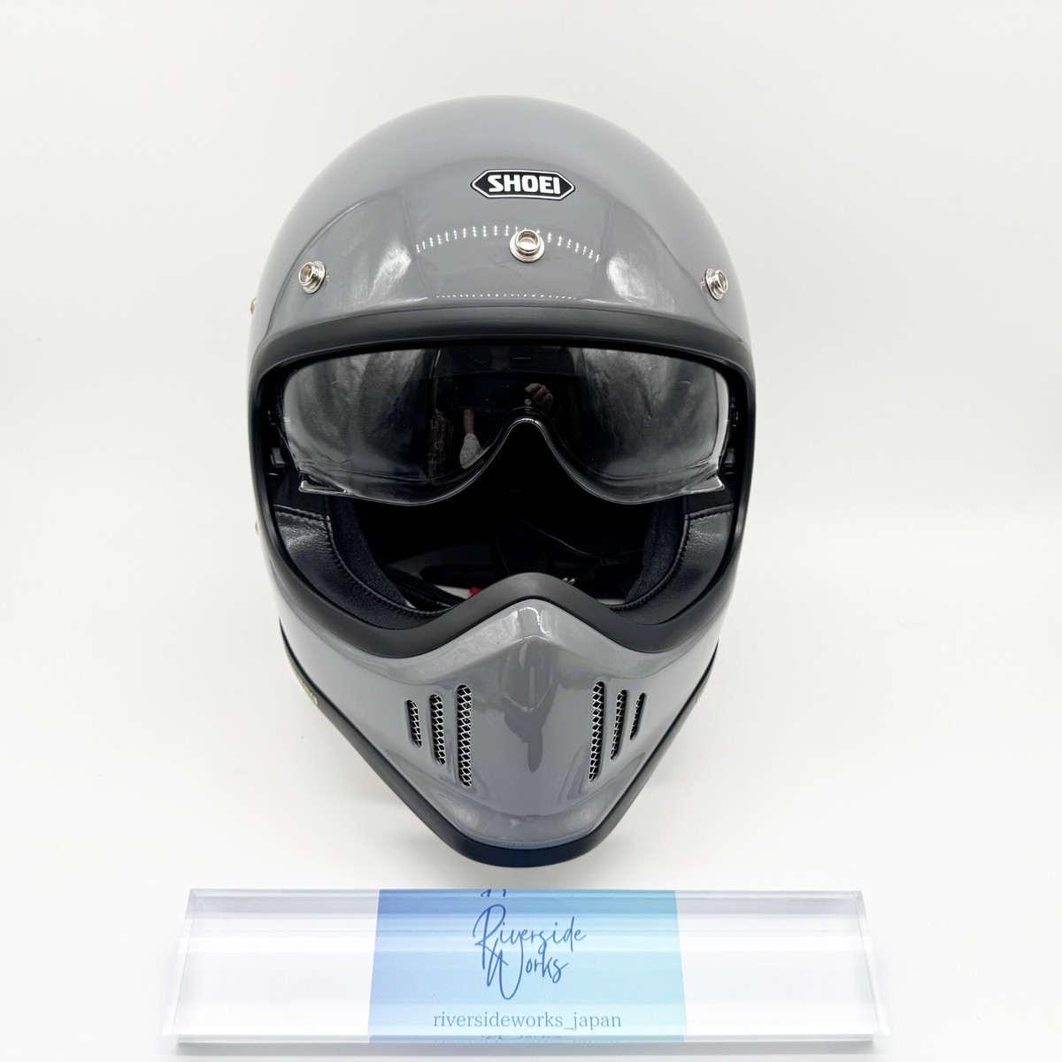 SHOEI EX-ZERO Gray Motorcycle Full Face Helmet Size XL 61cm SHOEI EX-ZERO Gray Motorcycle Full Face Helmet Size XL 61cm