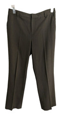 Vintage 90s Ralph Lauren Wool Blend Dress Pants Womens Size 8P 32x30 Olive Green