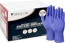 Blue Nitrile Exam Gloves Latex-Free Powder-Free Medical Disposable  Bulk 1000ct