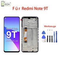 FüR Xiaomi Redmi Note 9T Lcd Display Mit Rahmen Bildschirm