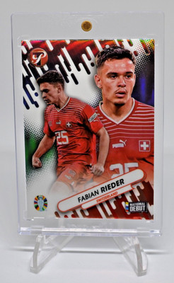2024 Fabian Rieder Topps Pristine Road to Euro 2024 National Debut #FF-FR
