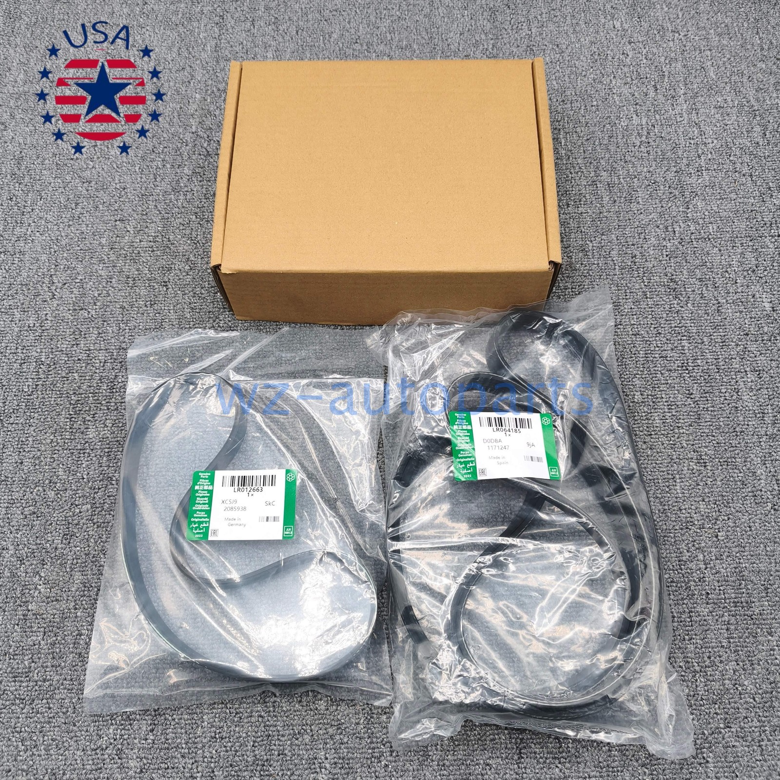 RANGE BELT SET For LAND ROVER V8 5.0L RR SPORT LR4 LR012663 LR064185 US