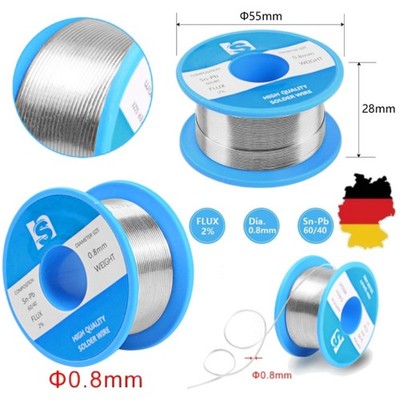 60/40 Low Melting Point Soldering Core Tin Wire 50g High Purity Solder Wire Roll