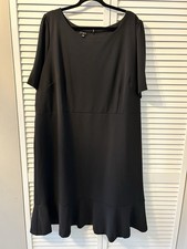Talbot Women’s Black Dress With Ruffle Bottom