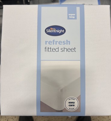 SILENTNIGHT REFRESH WEISSES SPANNBETTLAKEN SUPER KING