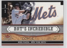 2002 Fleer Genuine Bat's Incredible Mike Piazza #BI12 HOF o3e