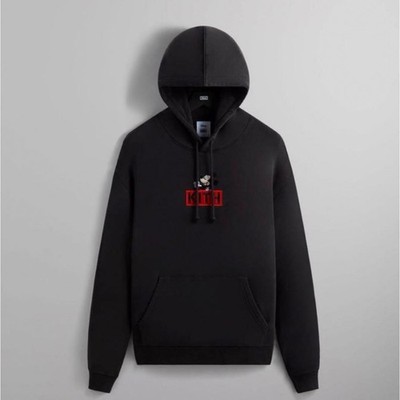 KITH Disney Mickey & Friends Classic Logo Hoodie Schwarz XL 2023 Neu
