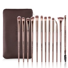 Eye Makeup Brushes, 12 Pcs Professional Eye Brush Set Eyeshadow, Eyebrow, Ble...