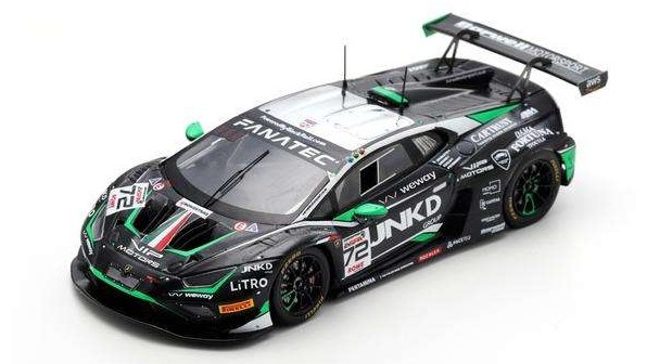 Spark 1/43 Lamborghini Huracan GT3 Spa 2024 Michelotto Statisches Modell Diecast-image