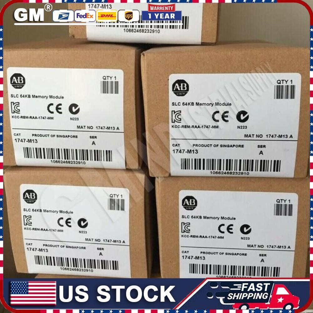 Factory Sealed AB Allen Bradley 1747-M13 / A SLC 64KB Memory Module US Free Tax