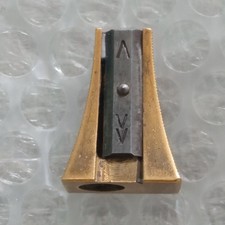 vintage brass Janus 4046 Faber sharpener -no shipping to USA
